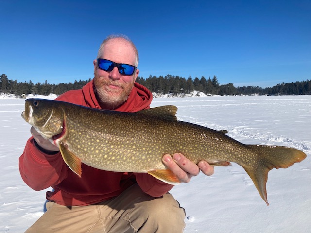 Lake Trout ,King of the frozen Northland!